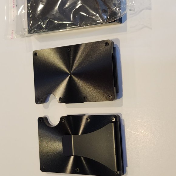 RFID Thin Wallet Credit card / Cash Holder / Color & Finish Variations - Picture 8 of 12